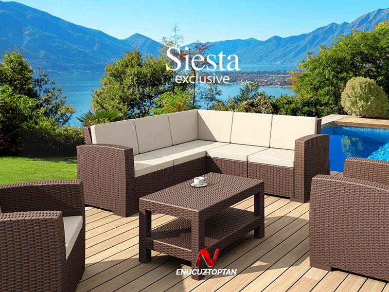 Siesta Monaco Rattan Koltuk Seti 834/831/838 | ID1155