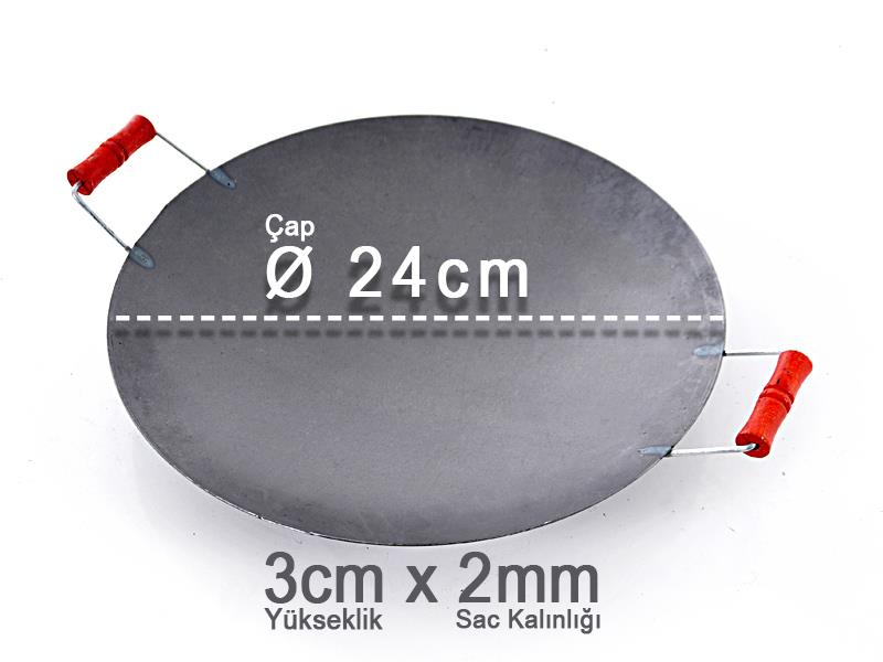Sinanoğlu 1649 Kavurma, Gözleme Sacı Karasaç 25'lik | ID2912