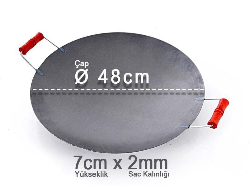 Sinanoğlu 1654 Kavurma, Gözleme Sacı Karasaç 50'lik | ID2917