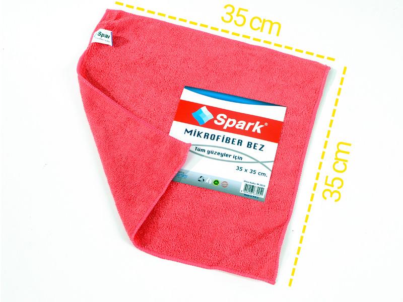 Spark M3310 Mikrofiber Genel Temizlik Bezi 35x35cm | ID3035
