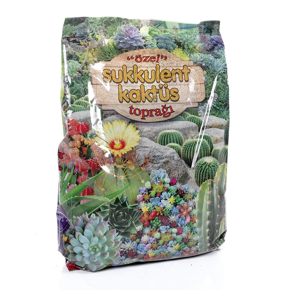 Sukulent Kaktüs Toprağı 1,5 Litre -  Mineralli Bitki Çiçek Toprak | ID5553