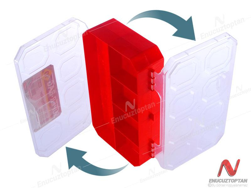 Super-Bag 10 Bölmeli Alfa Çift Taraflı Organizer Çanta - ASR5020 | ID3081