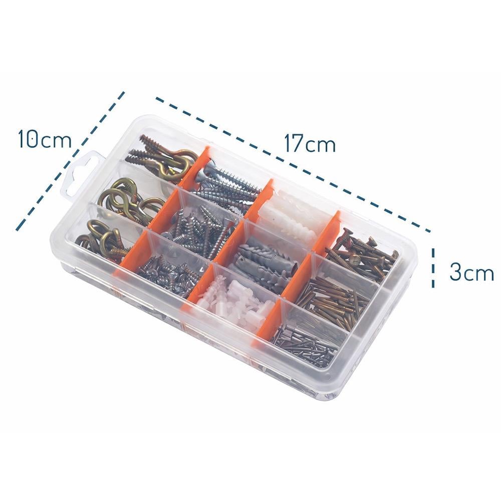 Super-Bag 12 Bölmeli Beta Organizer ve Vida, Çivi, Dübel Seti - ASR5004 | ID2495