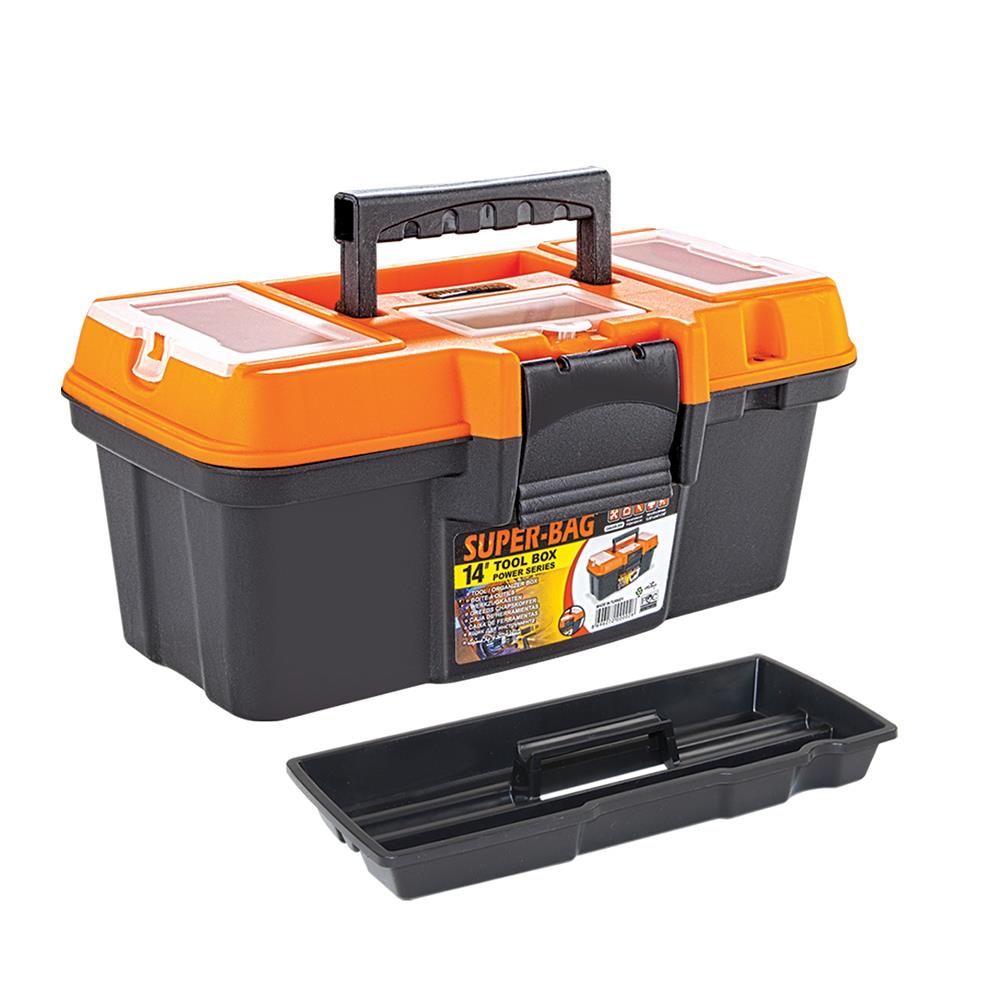 Super-Bag 14 inç Plastik Kilitli Takım-Alet Çantası - ASR2059 | ID1976