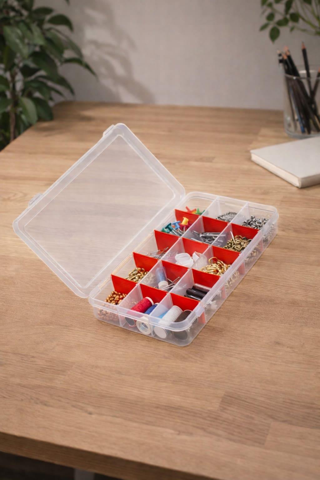 Super-Bag 15 Bölmeli Beta Organizer ve Vida, Çivi, Dübel Seti - ASR5005 | ID2497