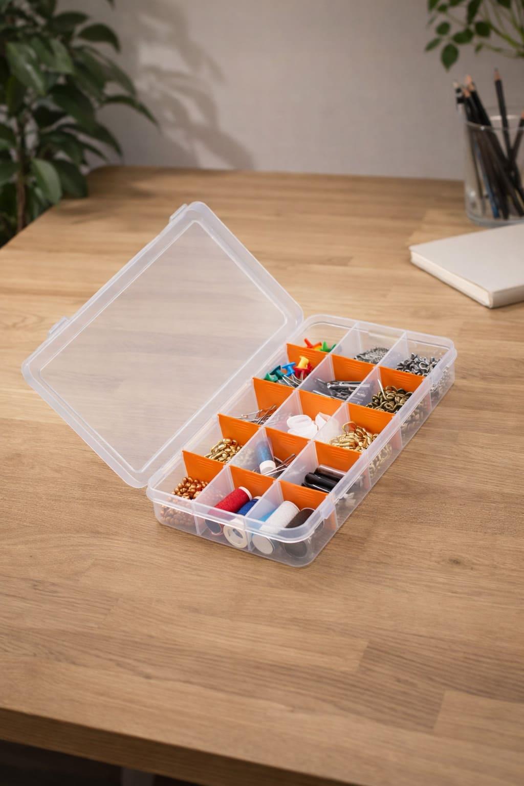 Super-Bag 15 Bölmeli Beta Organizer ve Vida, Çivi, Dübel Seti - ASR5005 | ID2497