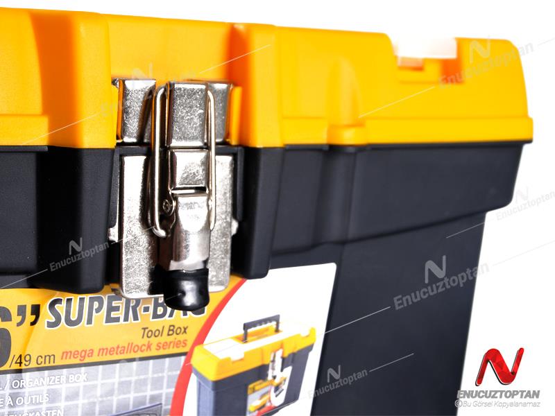 Super-Bag 16 inç Mega Metal Kilitli Takım-Alet Çantası - ASR2020 | ID3486