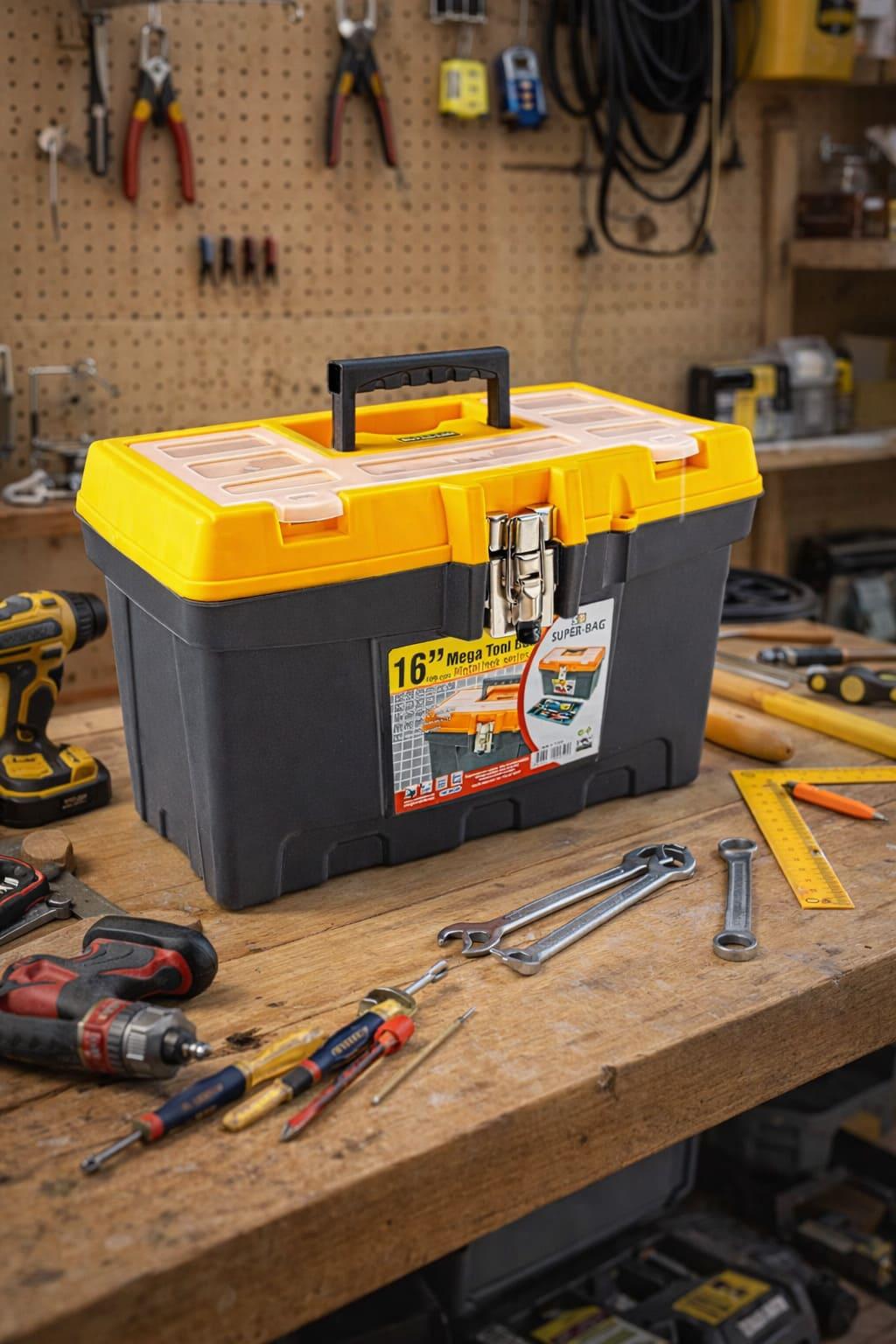 Super-Bag 16 inç Mega Metal Kilitli Takım-Alet Çantası - ASR2020 | ID3486