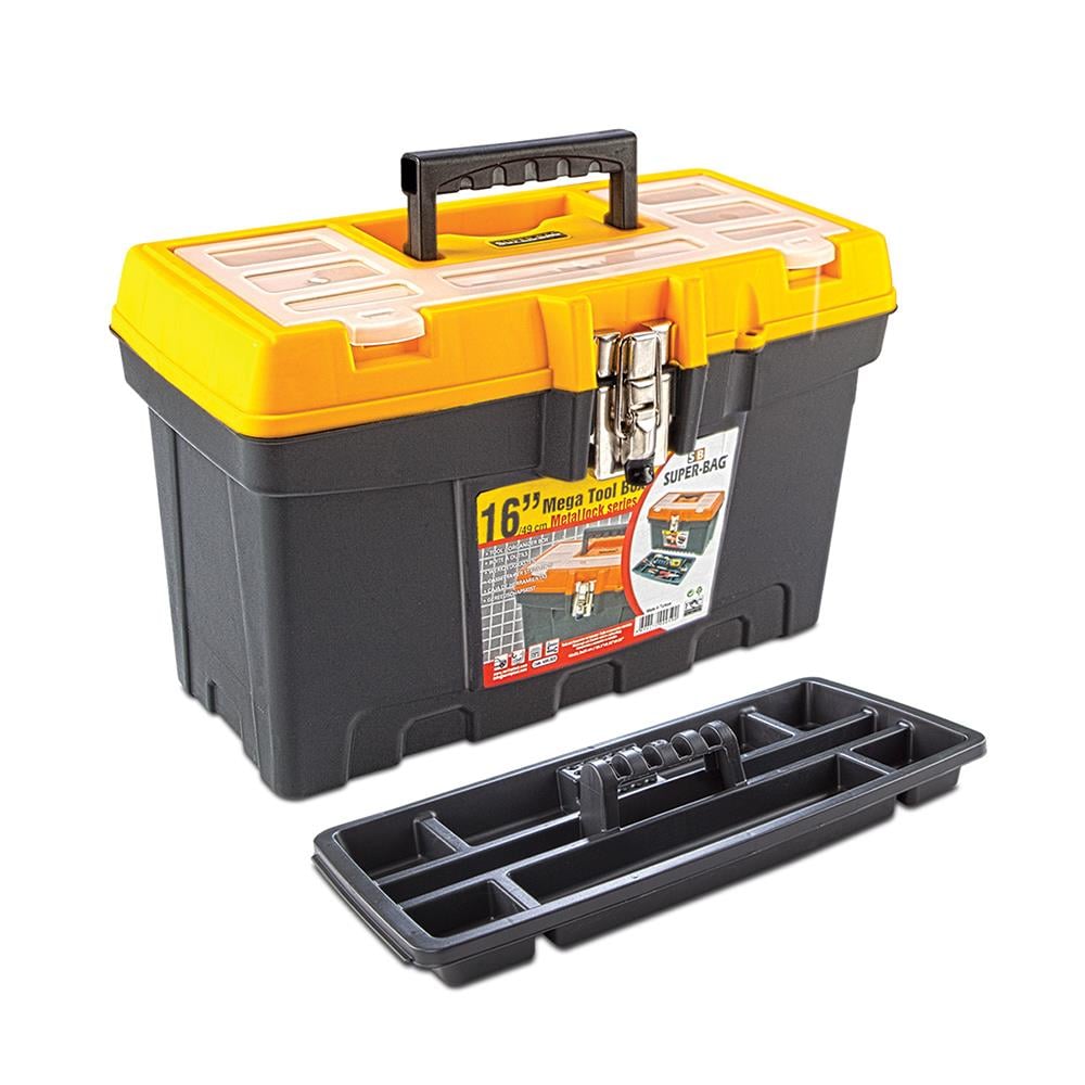 Super-Bag 16 inç Mega Metal Kilitli Takım-Alet Çantası - ASR2020 | ID3486