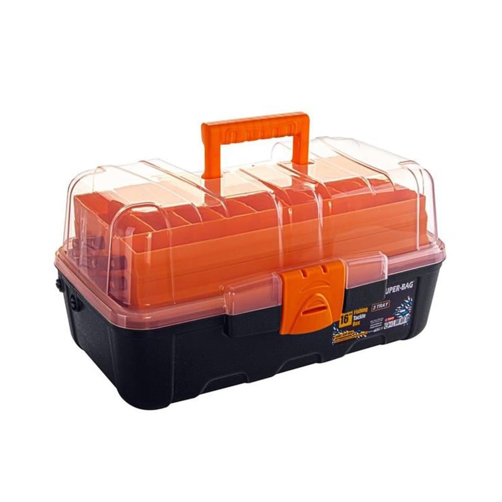 Super-Bag 16 inç Raflı Balıkçı Alet Takım Çantası ASR-5038 | ID4690