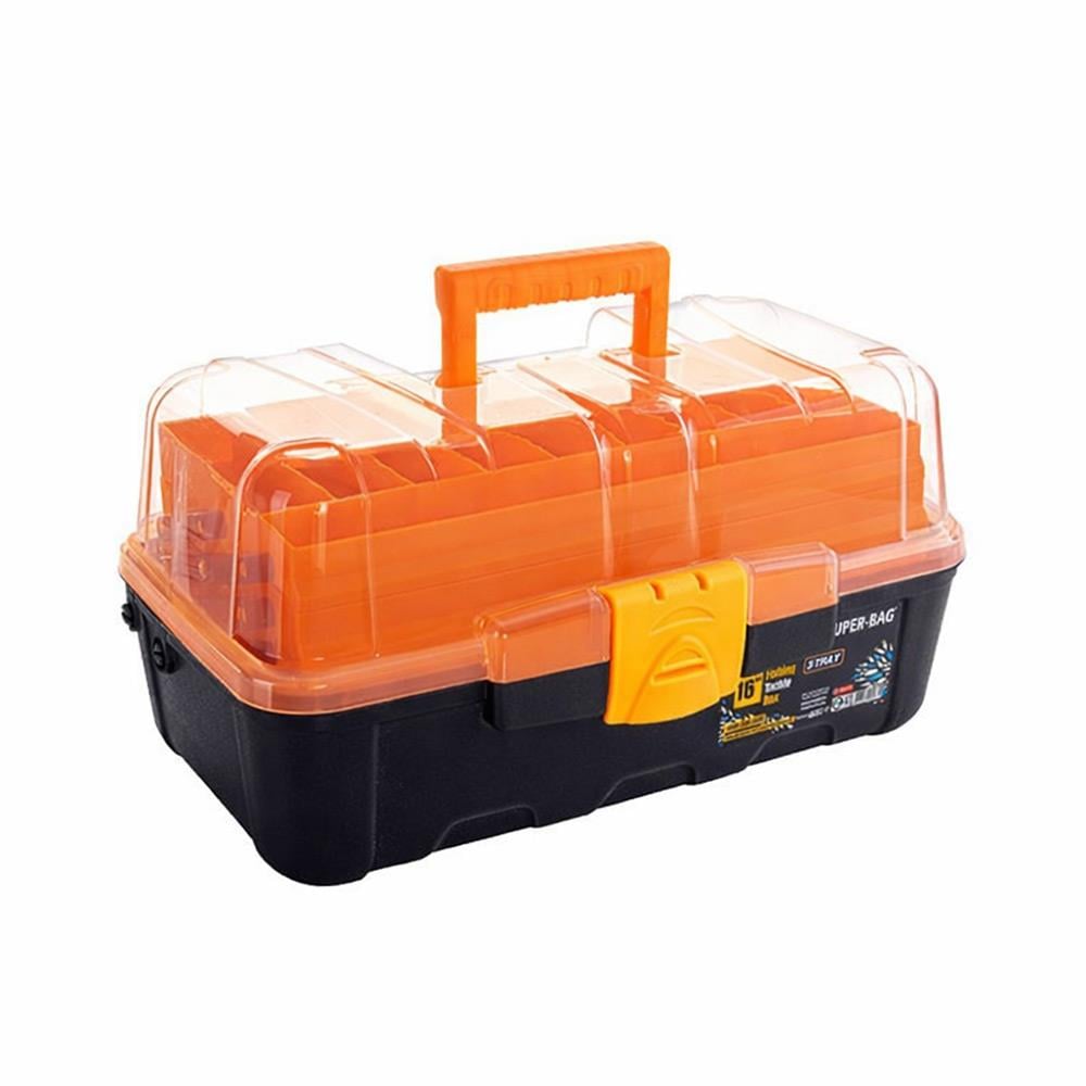 Super-Bag 16 inç Raflı Balıkçı Alet Takım Çantası ASR-5038 | ID4690