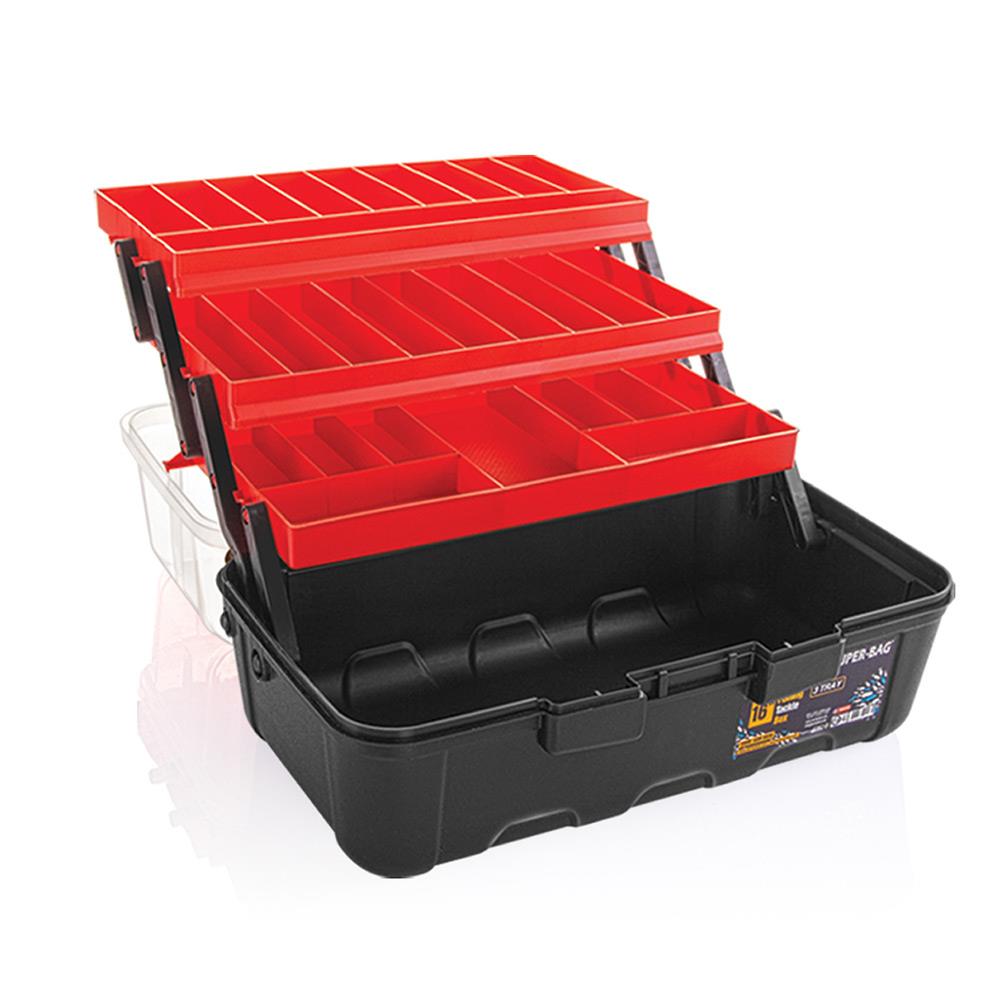 Super-Bag 16 inç Raflı Balıkçı Alet Takım Çantası ASR-5038 | ID4690