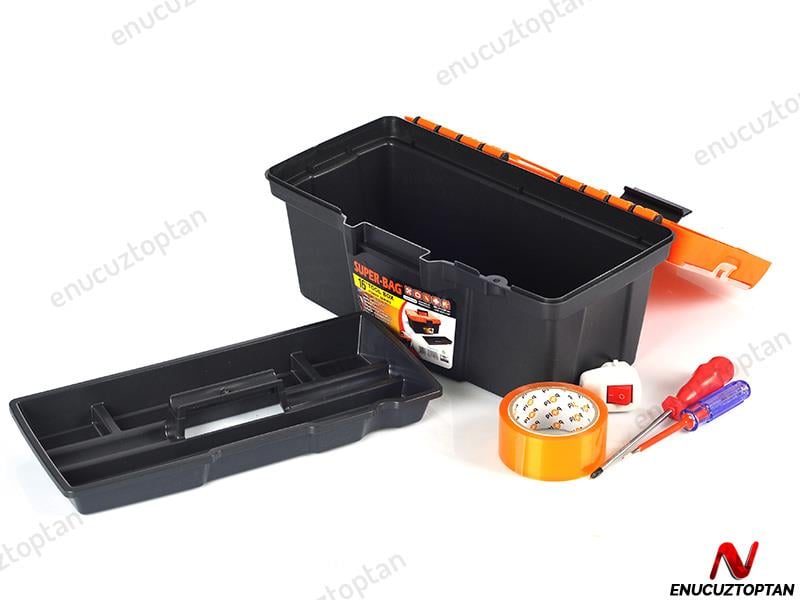 Super-Bag 16  Plastik Kilitli Takım-Alet Çantası - ASR2060 | ID2499