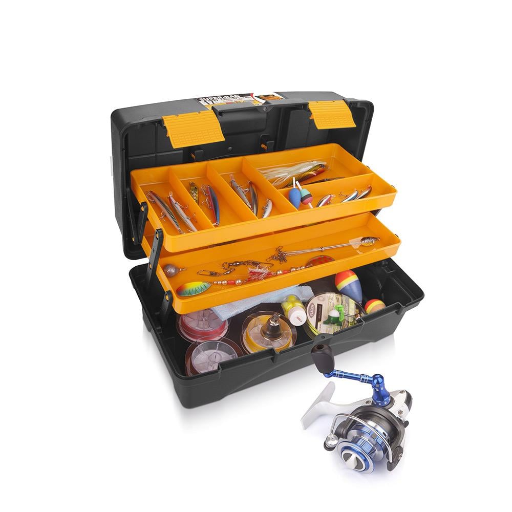 Super-Bag 17  Plastik Kilitli Raflı Takım-Alet Çantası - ASR2052 | ID2498