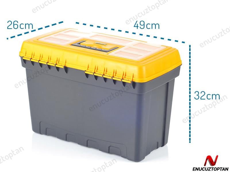 Super-Bag 19 inç Mega Metal Kilitli Takım-Alet Çantası - ASR2021 | ID2501