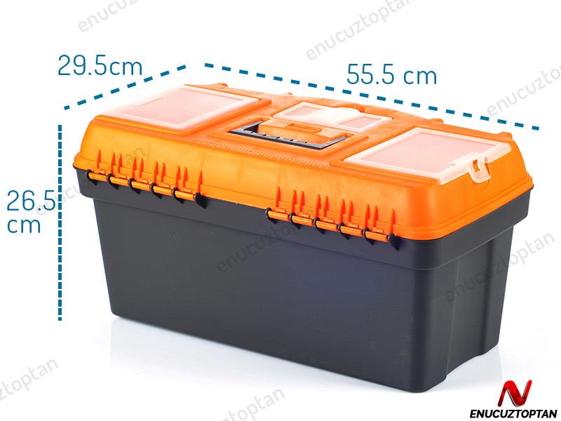 Super-Bag 22 inç Plastik Kilitli Takım-Alet Çantası - ASR2072 | ID2500 