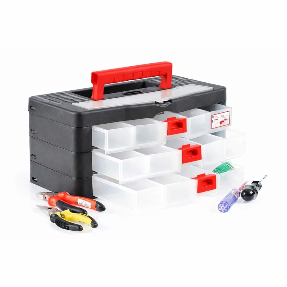 Super-Bag 3 Çekmeceli Organizer Takım-Alet Çantası - ASR2057 | ID1990