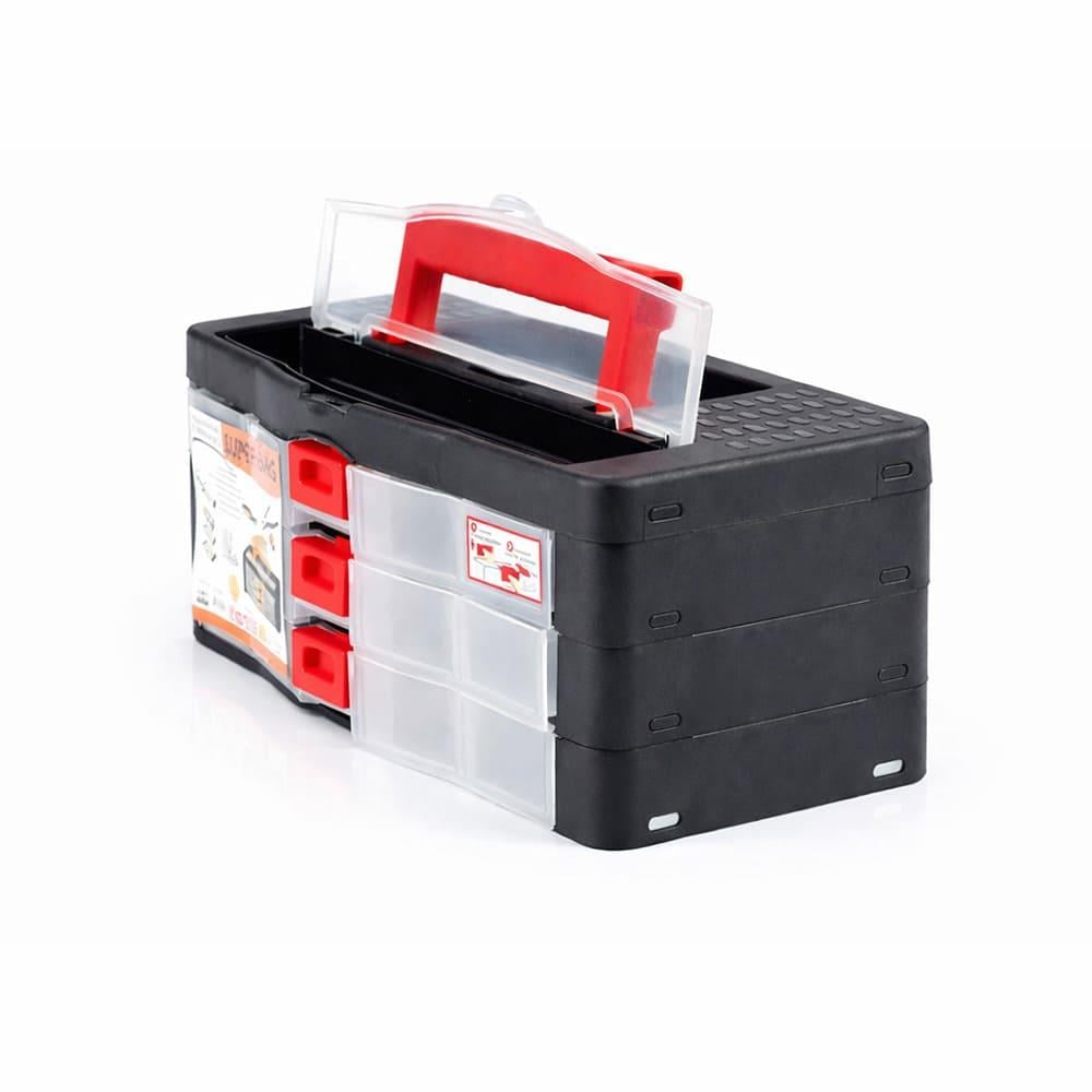 Super-Bag 3 Çekmeceli Organizer Takım-Alet Çantası - ASR2057 | ID1990