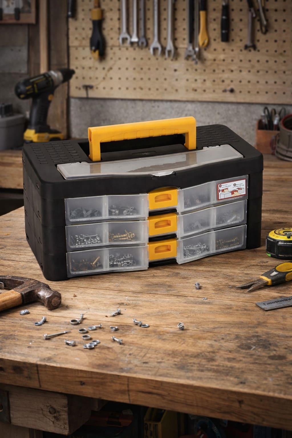 Super-Bag 3 Çekmeceli Organizer Takım-Alet Çantası - ASR2057 | ID1990