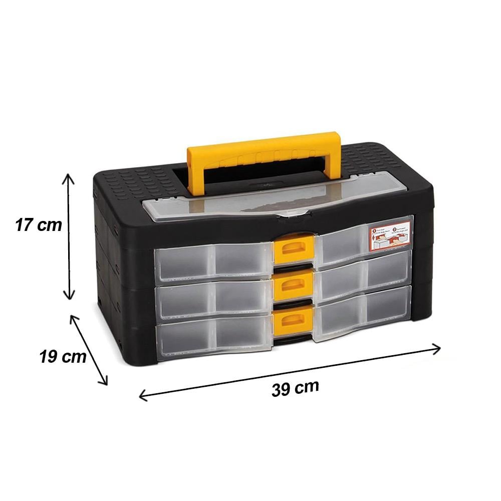 Super-Bag 3 Çekmeceli Organizer Takım-Alet Çantası - ASR2057 | ID1990