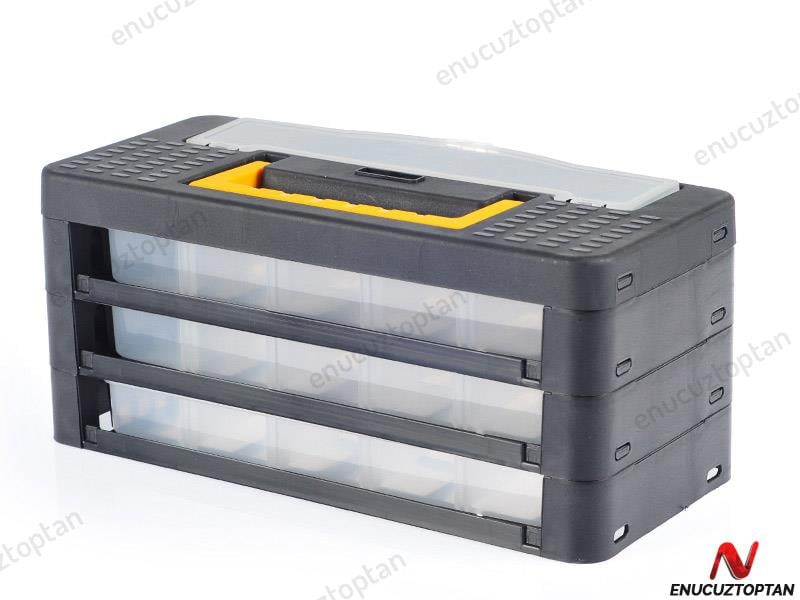 Super-Bag 3 Çekmeceli Organizer Takım-Alet Çantası - ASR2057 | ID1990