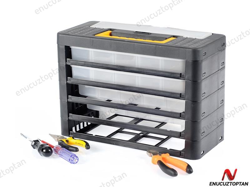 Super-Bag 5 Çekmeceli Organizer Takım Çantası ASR2071 | ID1987