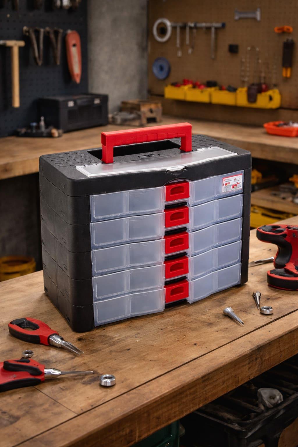 Super-Bag 5 Çekmeceli Organizer Takım Çantası ASR2071 | ID1987