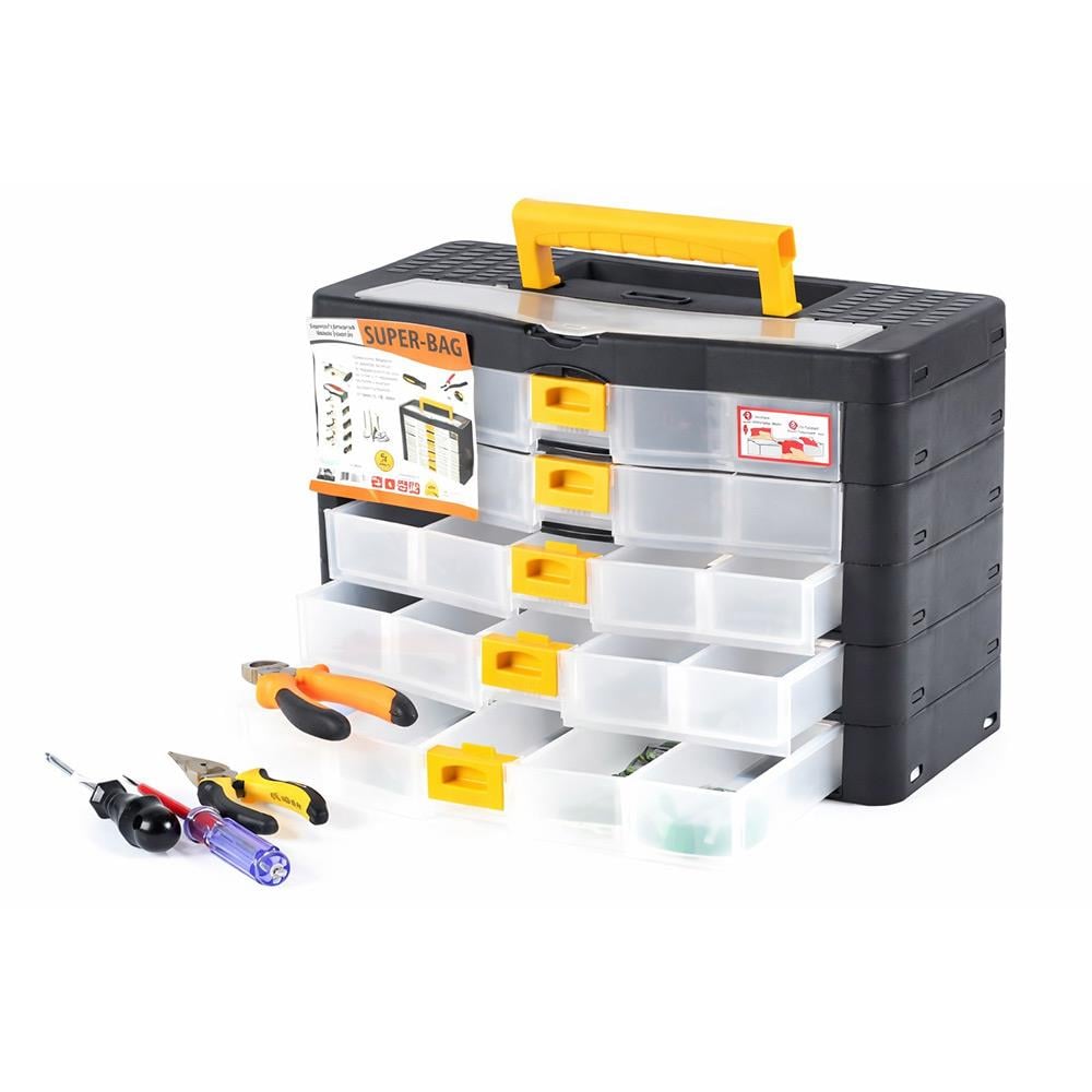 Super-Bag 5 Çekmeceli Organizer Takım Çantası ASR2071 | ID1987