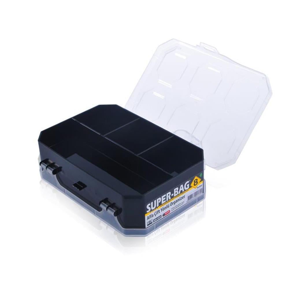 Super-Bag 8 Bölmeli Alfa Çift Taraflı Organizer Çanta - ASR5019 | ID3080