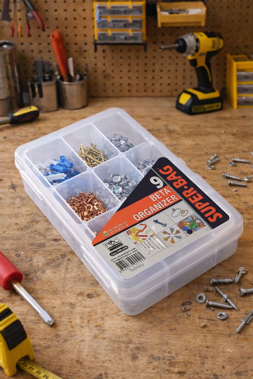 Super-Bag 9 Bölmeli Beta Organizer - ASR2092 | ID2492