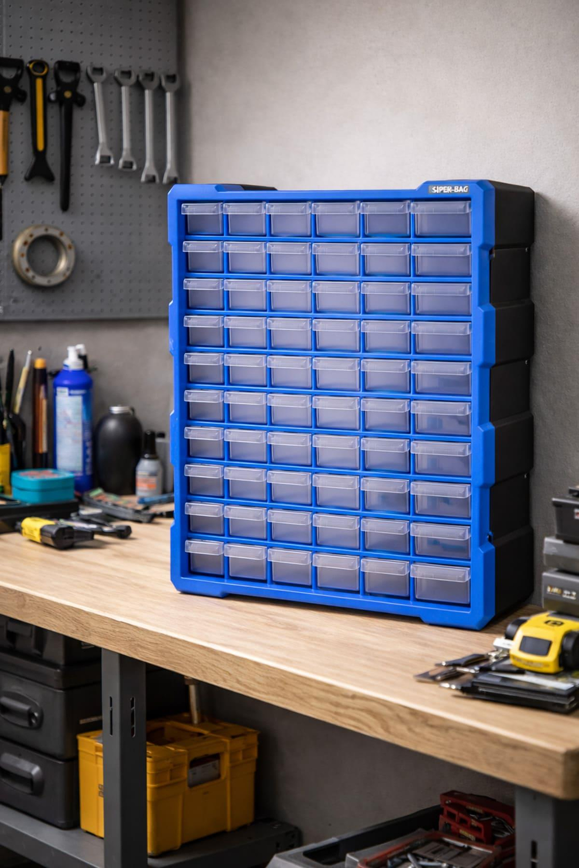 Super-Bag ASR-6000 Monoblok 60 Çekmeceli Organizer Seti | ID6536