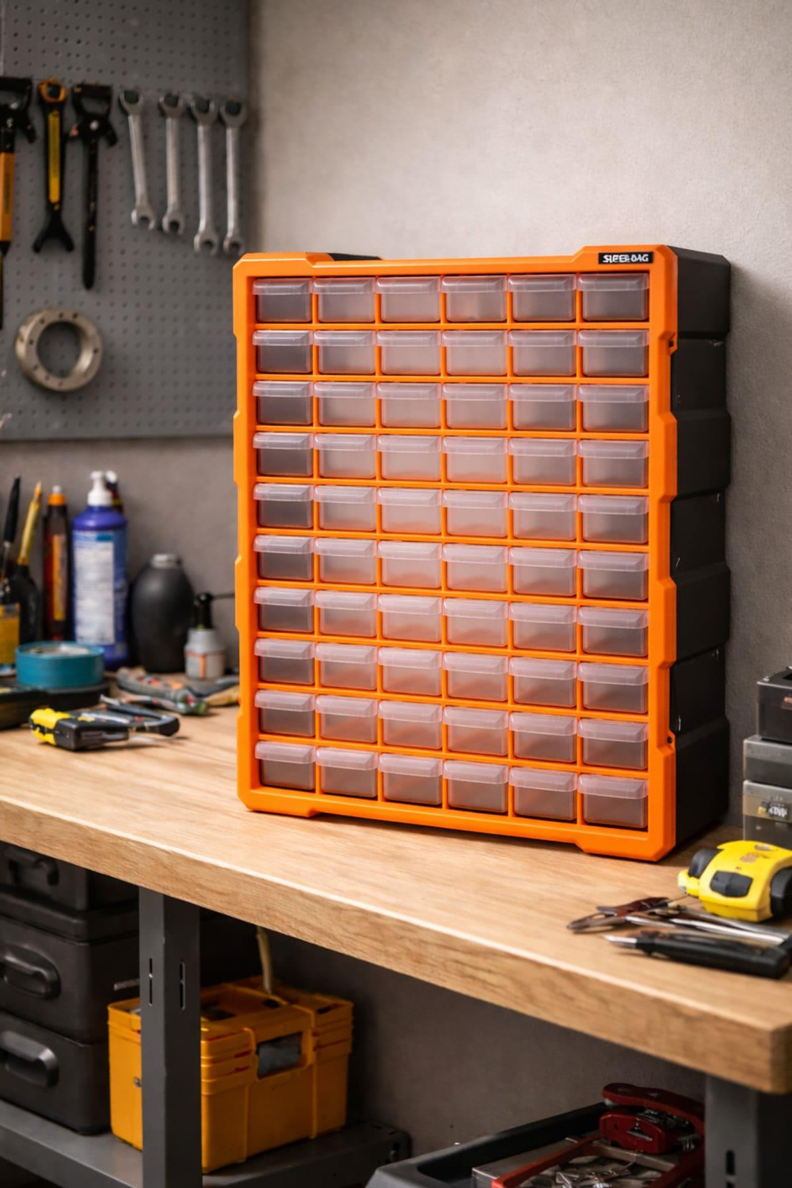 Super-Bag ASR-6000 Monoblok 60 Çekmeceli Organizer Seti | ID6536