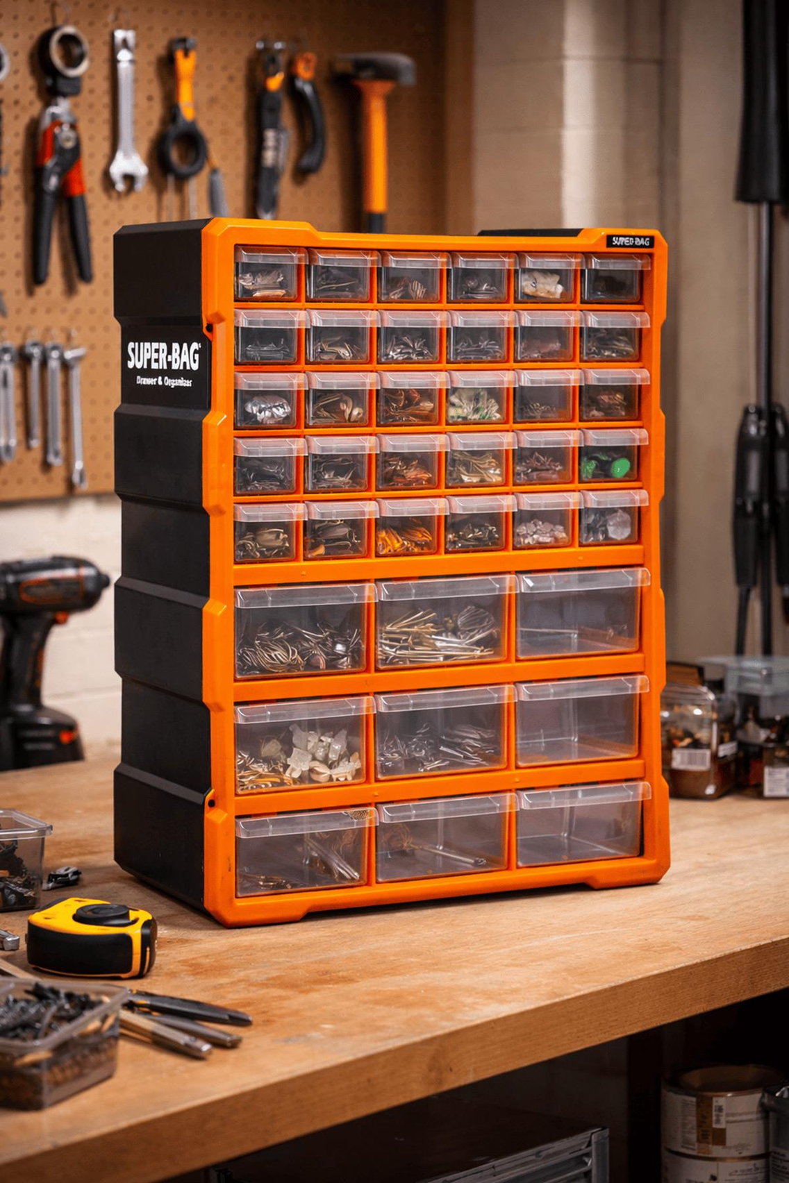 Super-Bag ASR-6001 Monoblok 39 Çekmeceli Organizer Seti | ID6537