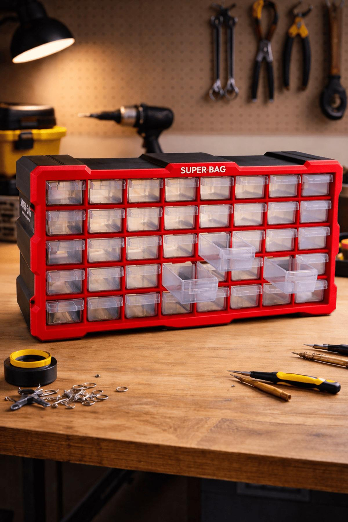 Super-Bag ASR-6003 Monoblok 40 Çekmeceli Organizer Seti | ID6538