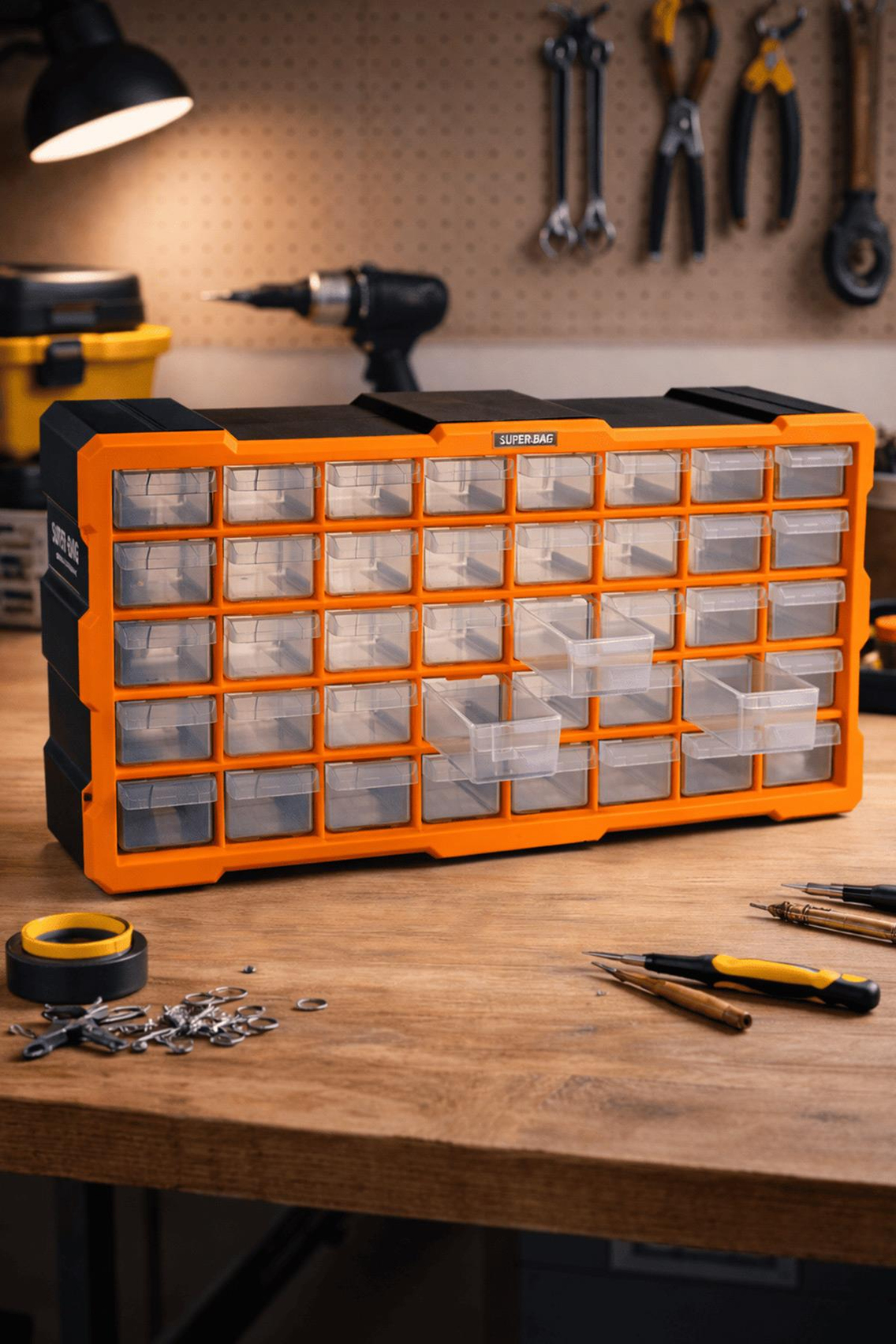 Super-Bag ASR-6003 Monoblok 40 Çekmeceli Organizer Seti | ID6538