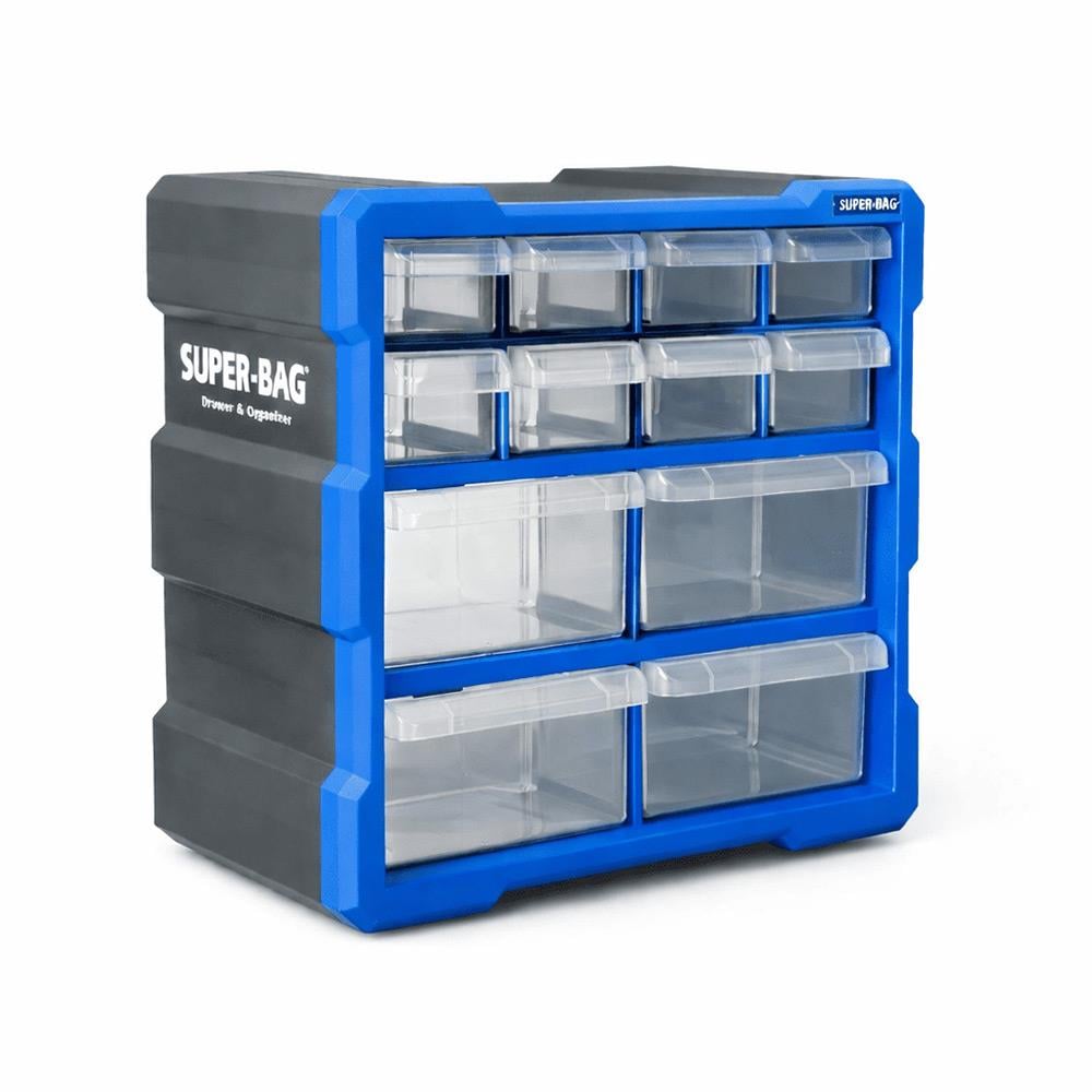Super-Bag ASR-6007 Monoblok 12 Çekmeceli Küçük Organizer Seti | ID6540