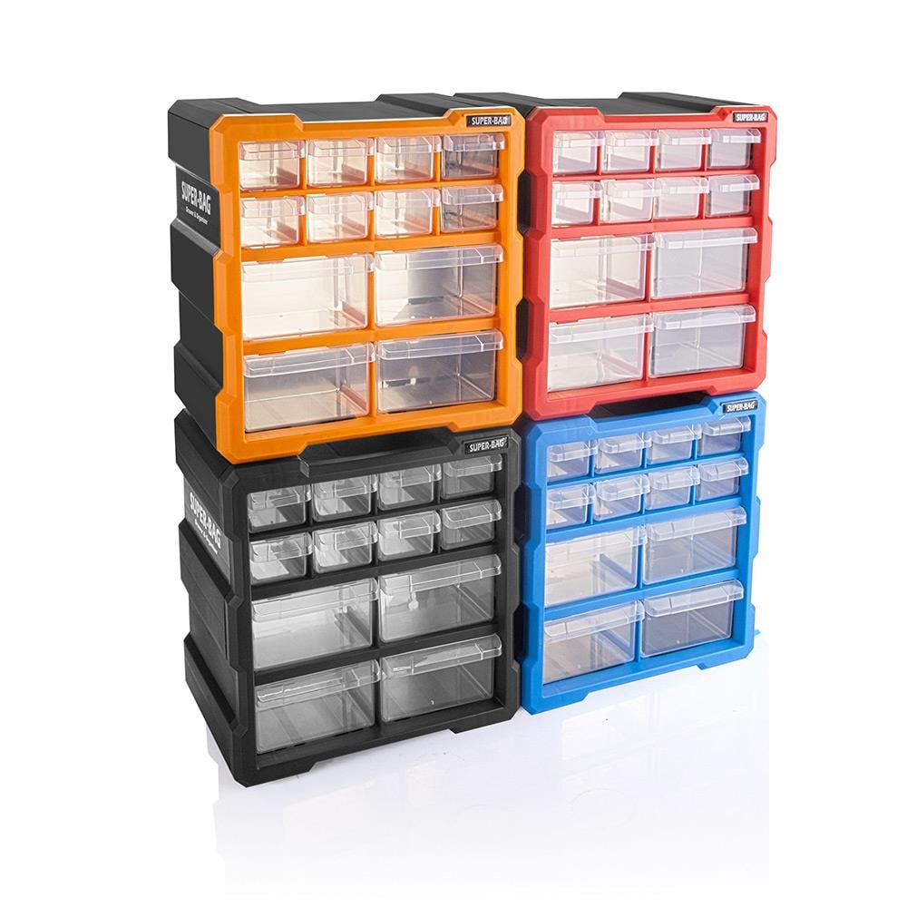 Super-Bag ASR-6007 Monoblok 12 Çekmeceli Küçük Organizer Seti | ID6540