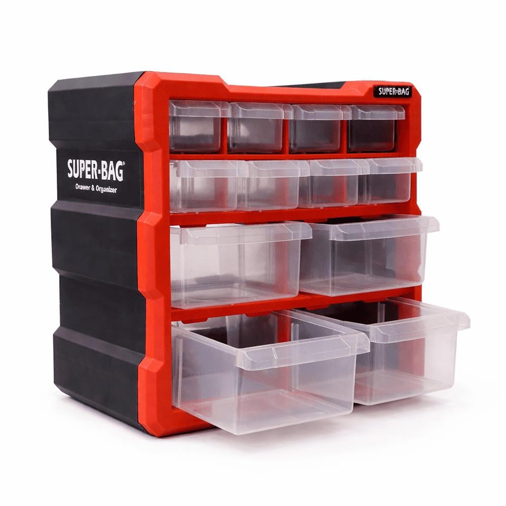 Super-Bag ASR-6007 Monoblok 12 Çekmeceli Küçük Organizer Seti | ID6540