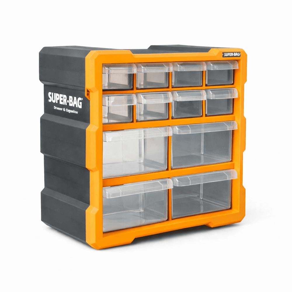 Super-Bag ASR-6007 Monoblok 12 Çekmeceli Küçük Organizer Seti | ID6540
