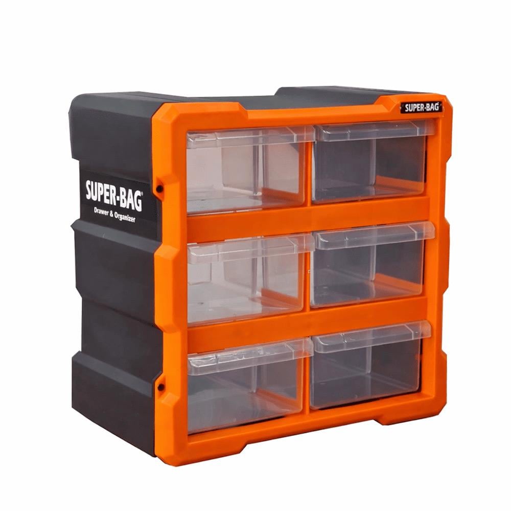Super-Bag ASR-6008 Monoblok 6 Çekmeceli Küçük Organizer Seti | ID6541