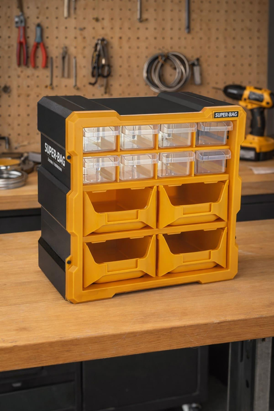 Super-Bag ASR-6009 Monoblok 12 Çekmeceli Organizer Seti | ID6542