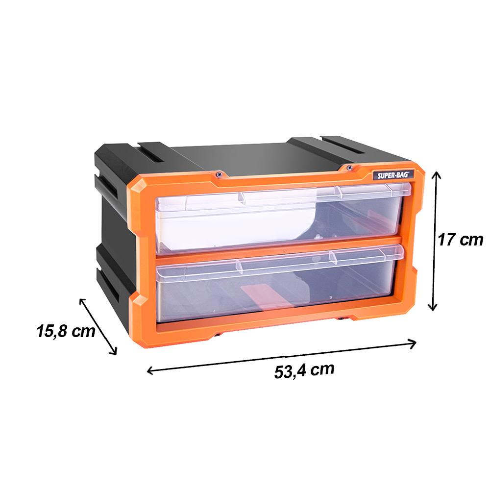 Super-Bag ASR-6012 Monoblok 2 Çekmeceli Organizer Seti | ID6544