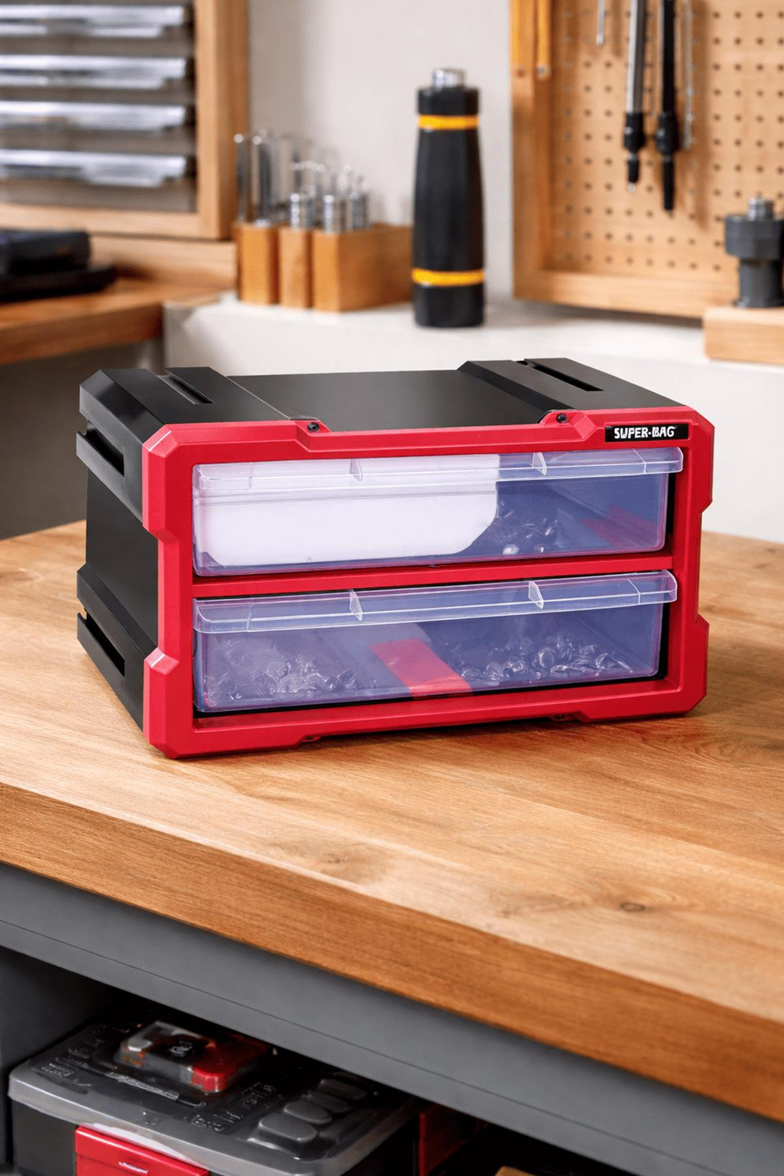 Super-Bag ASR-6012 Monoblok 2 Çekmeceli Organizer Seti | ID6544