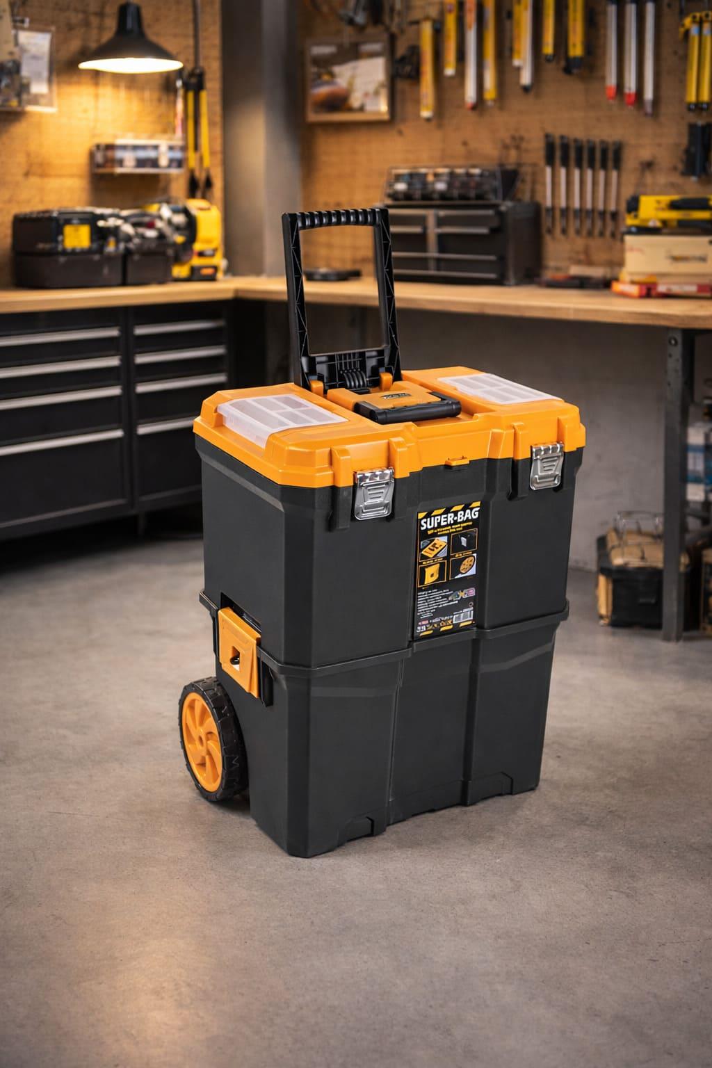 Super-Bag Çift Katlı Tekerlekli Takım Çantası ASR-5039 | ID4689