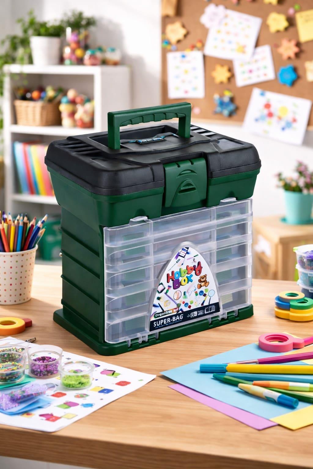 Super-Bag Hobby Kilitli Organizerli Takım Çantası ASR-5040 | ID5226 