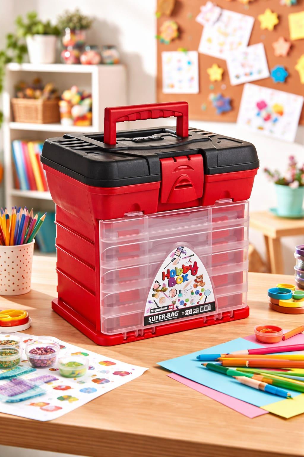 Super-Bag Hobby Kilitli Organizerli Takım Çantası ASR-5040 | ID5226 