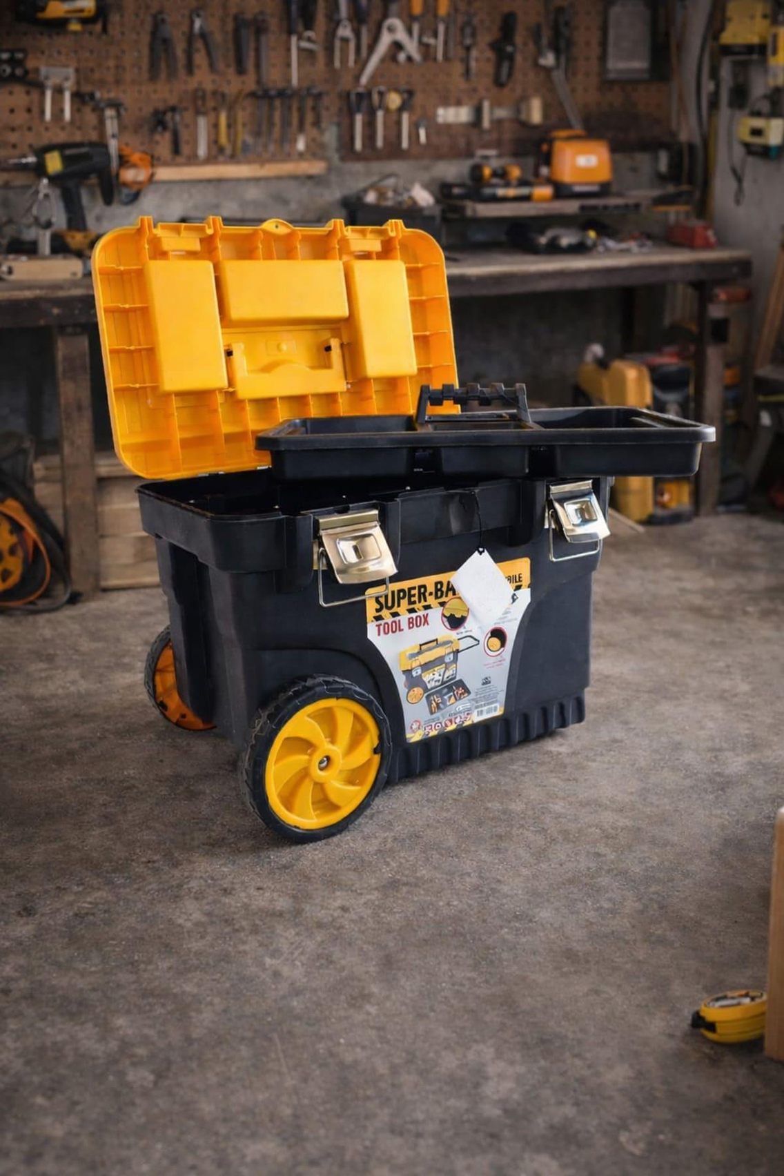 Super-Bag Metal Kilitli Tekerlekli Takım-Alet Çantası - ASR2010 | ID381