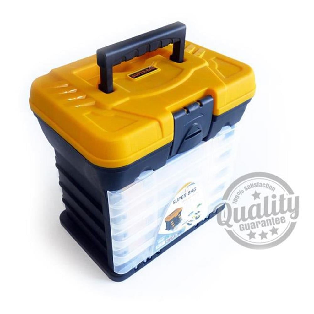 Super-Bag Plastik Kilitli Organizerli Takım-Alet Çantası - ASR2089 | ID380