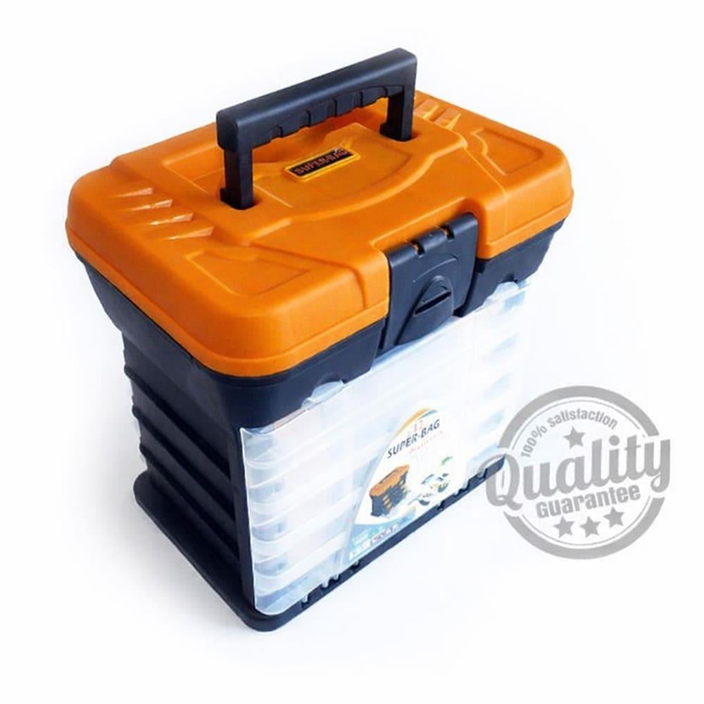 Super-Bag Plastik Kilitli Organizerli Takım-Alet Çantası - ASR2089 | ID380