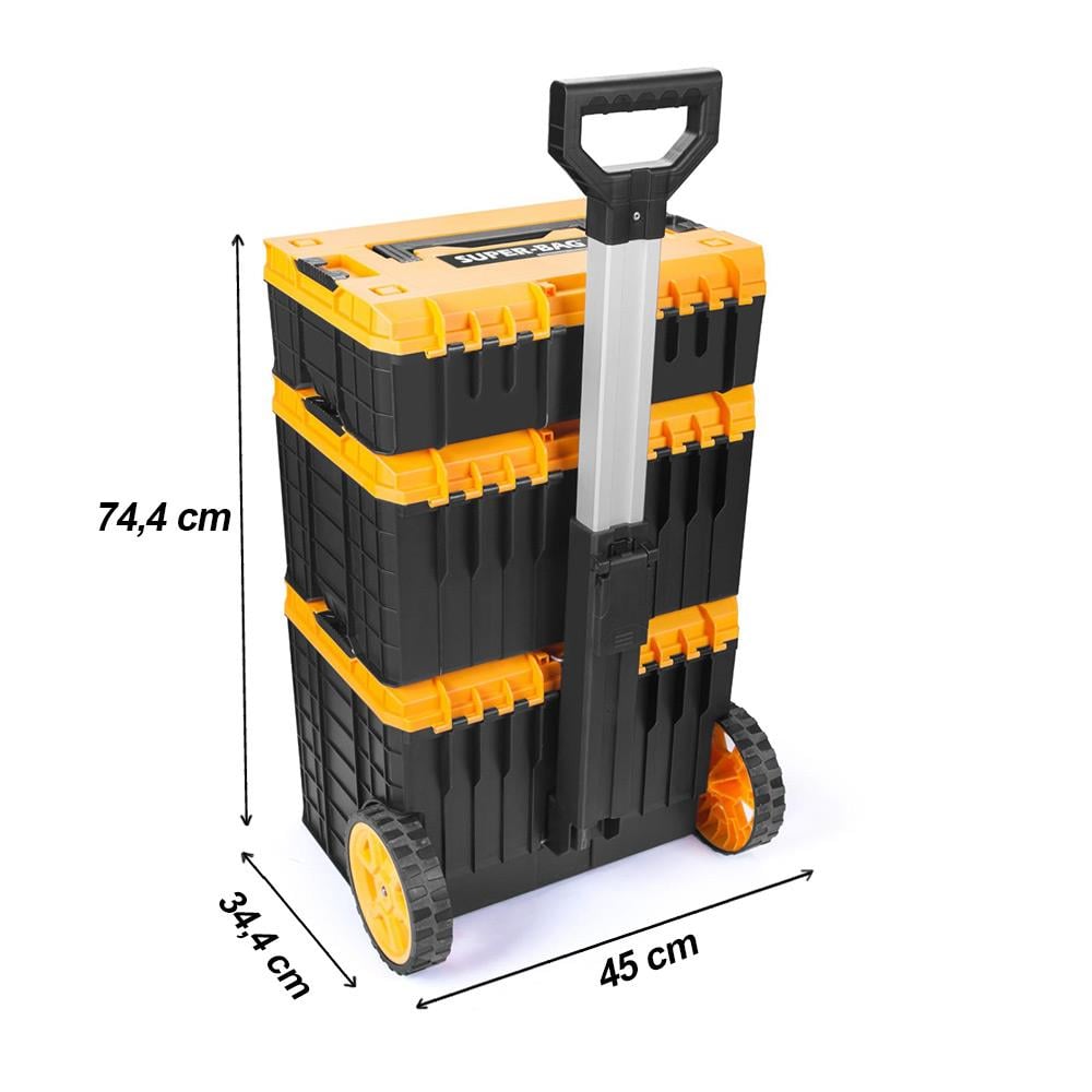 Super-Bag S-M-L Master Case 3'lü Set ASR-6030